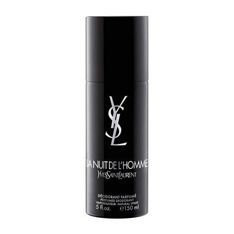 ysl deo spray|LA NUIT DE L'HOMME DEODORANT .